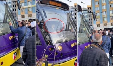 Yapılanlara dayanamayan kadın vatman ağlayarak perdeyi indirdi