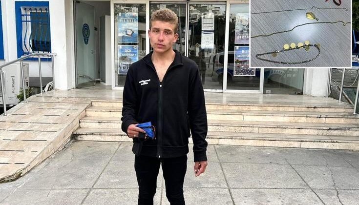 Bulduğu altınları sahibine teslim etti, polis karşılıksız bırakmadı