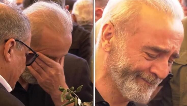 Yılmaz Erdoğan, Önder’in cenazesinde gözyaşlarını tutamadı